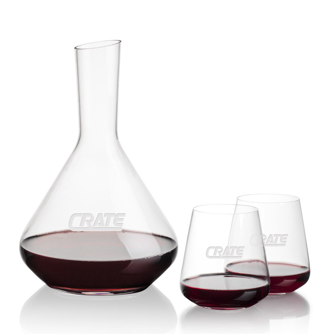 Terrassa Carafe & Breckland Stemless Wine 4
