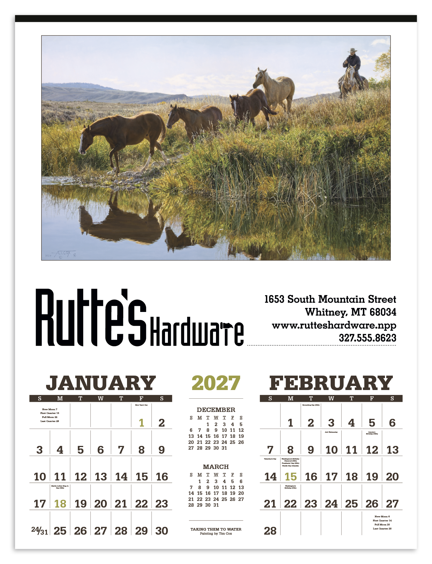 Triumph® Calendars American West by Tim Cox Calendar 22