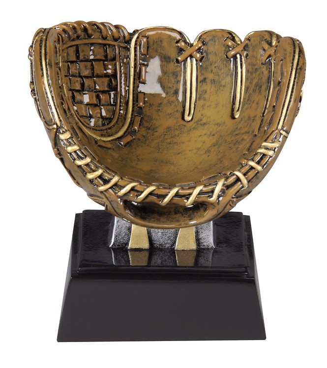 4-1/2" Tall Baseball Holder Resin Figure 2