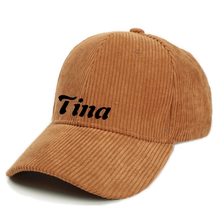 Corduroy baseball cap 17