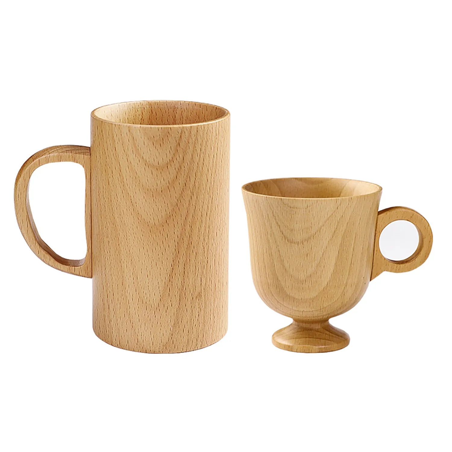 Wood Coffee Cups Handmade Mugs 2