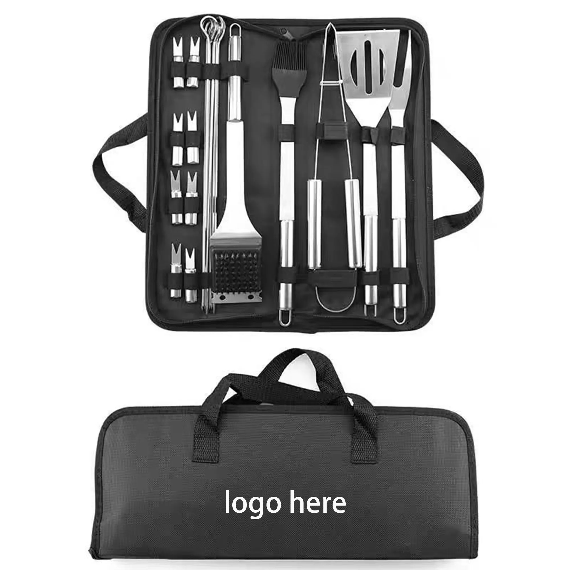 Stainless Steel 20PC BBQ Set 2