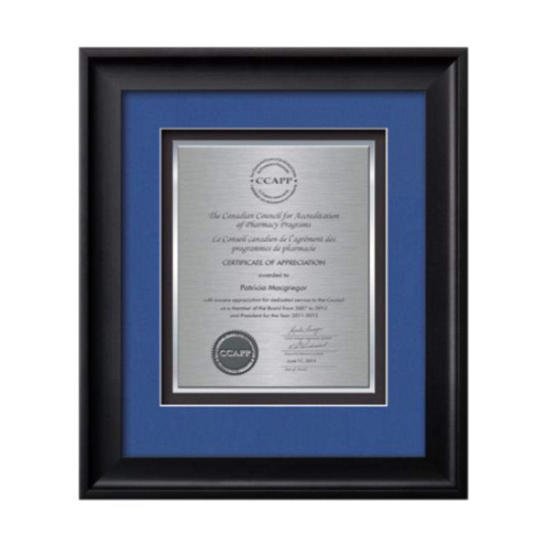 Yorktech Certificate TexEtch - Black 3