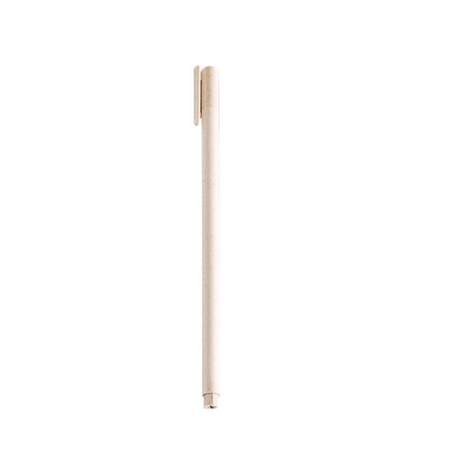 Cap Action Wheat Straw Ballpoint Pen 8