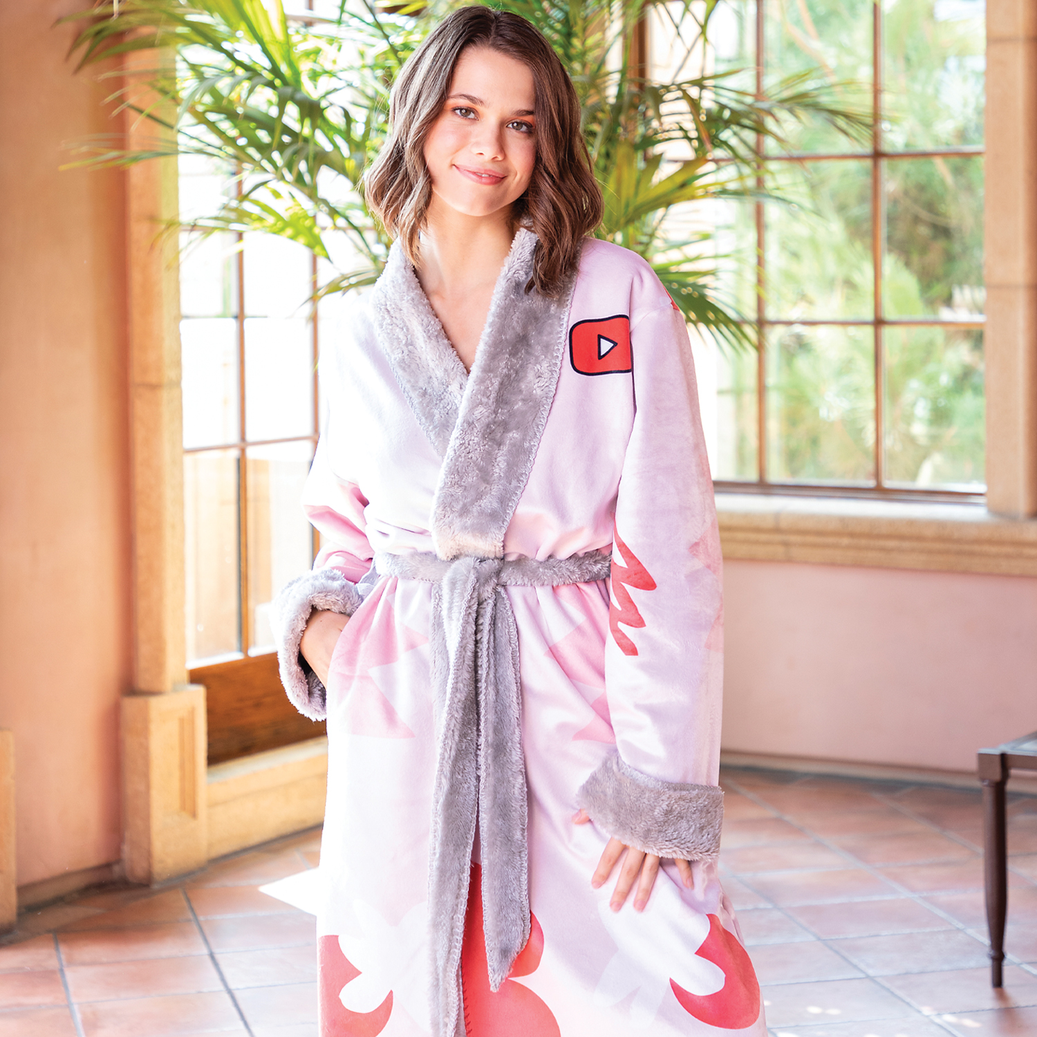 Blank - Sublimated Shawl Collar Robe SM (Not Sewn) 1