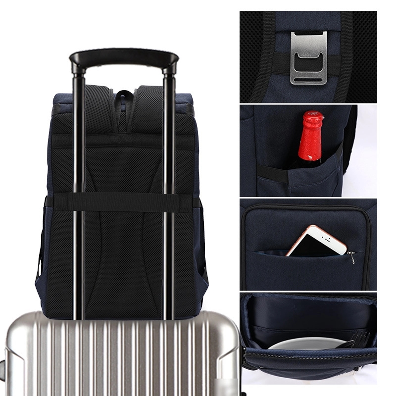 Insulated backpack cooler beer bag 4