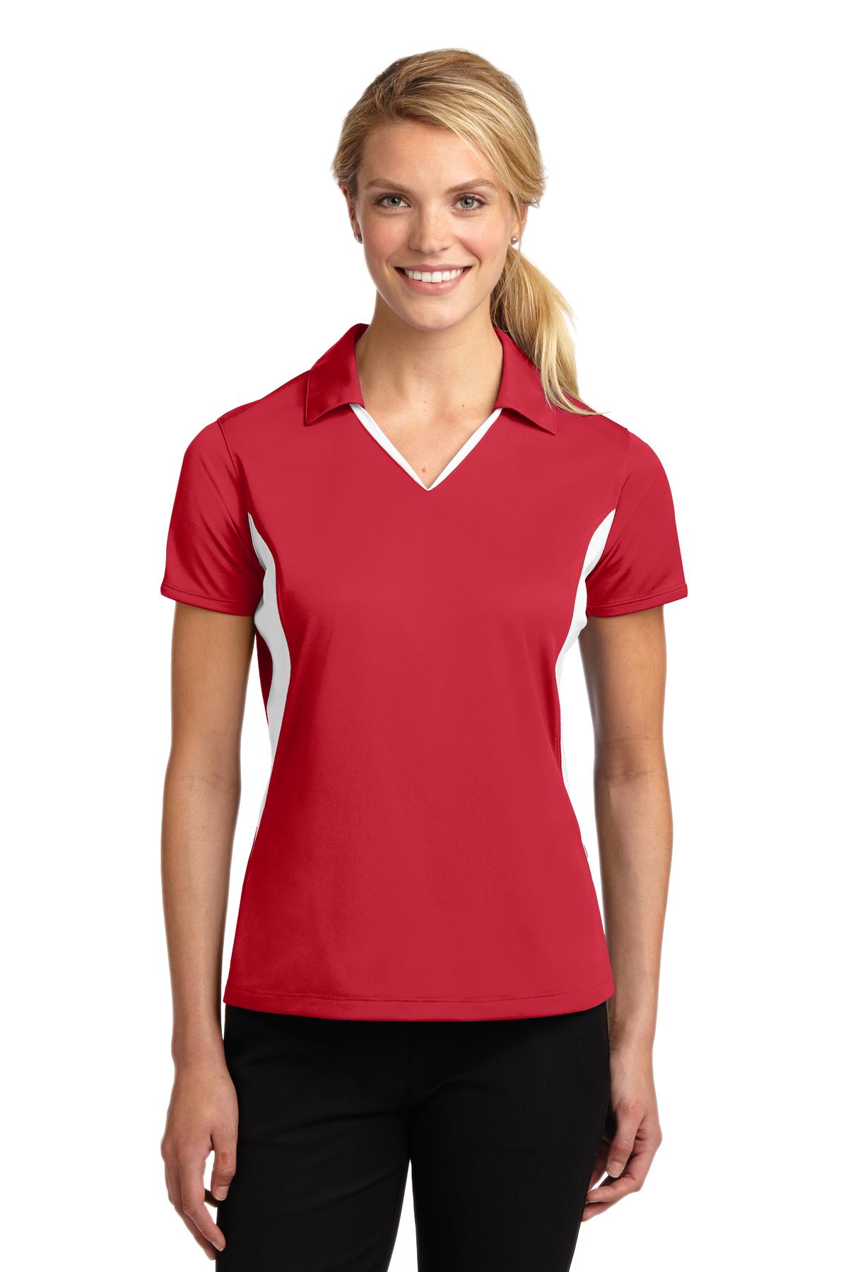 Sport-Tek® Women's Side Blocked Micropique Sport-Wick Polo 6
