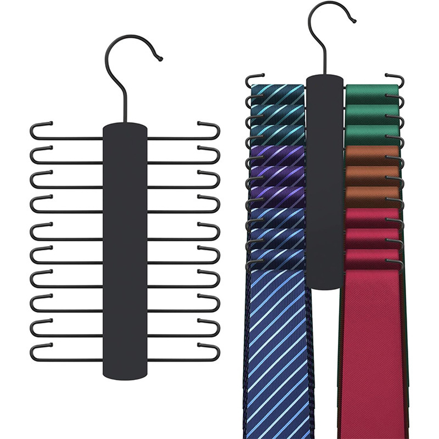 Solid Wood Multi-Functional Hanger 2