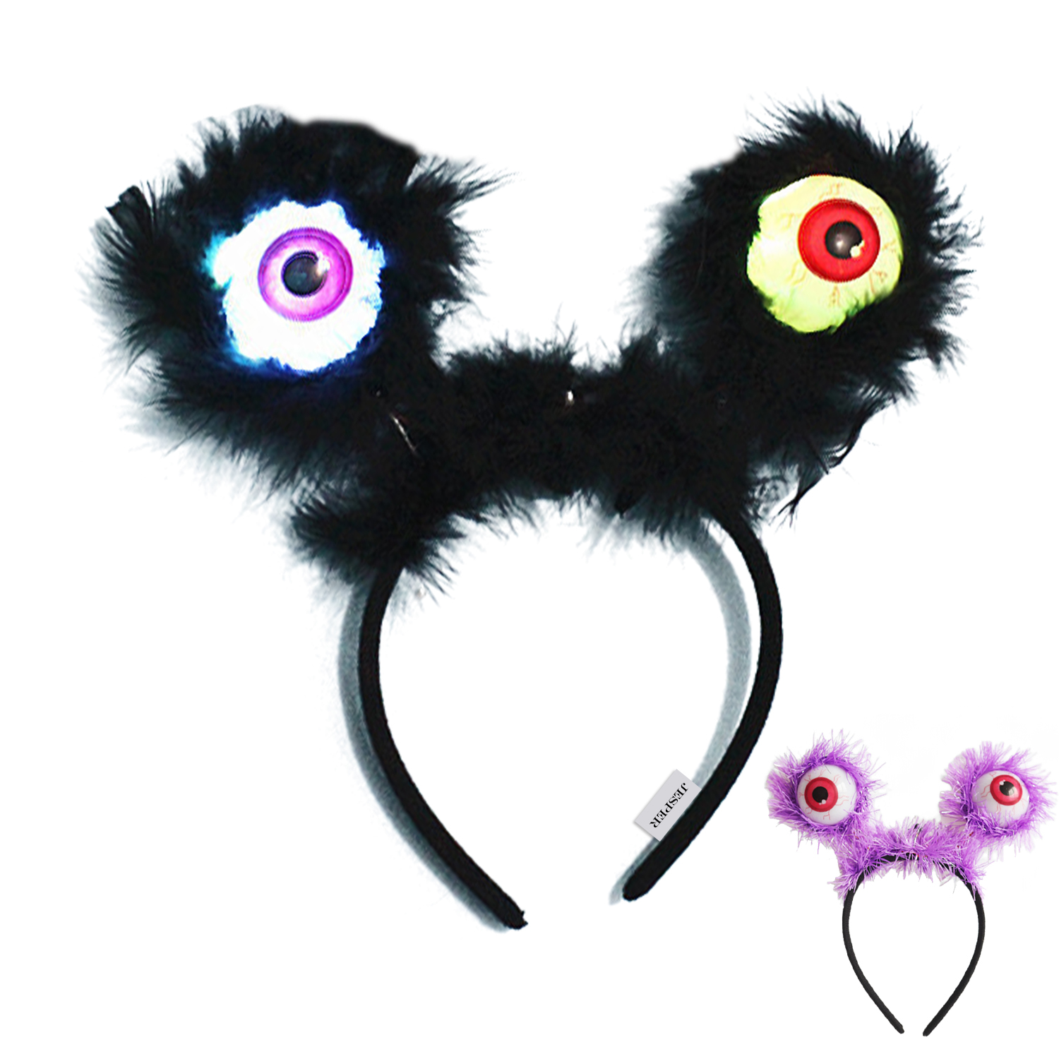 Halloween Light Up LED Glowing Eyeball Headband 2