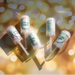 Push-Pop Confetti Foil Tissue For Party Decor 3