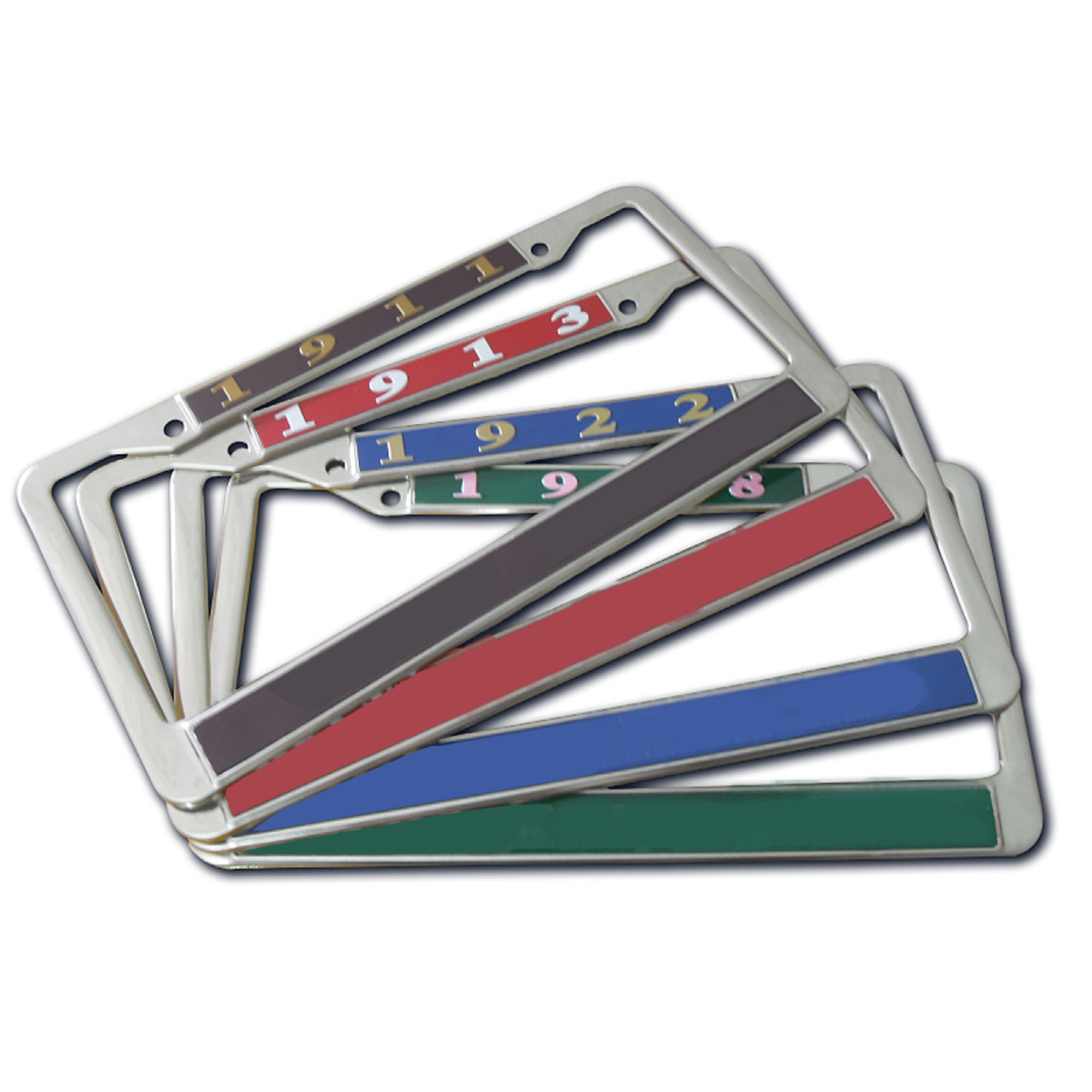 Embossed Printed License Plate Frame 2