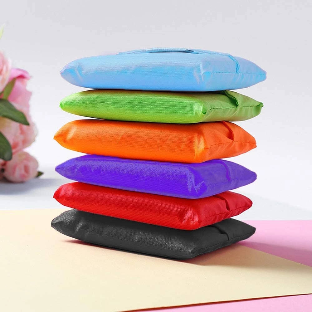 Foldable Shopping Reusable Grocery Bags With Pouch 8