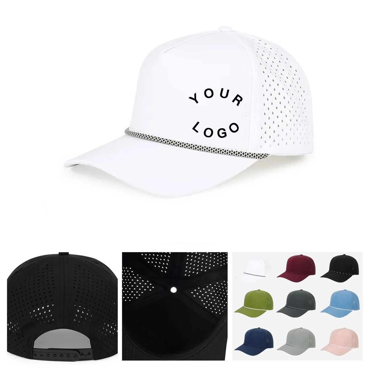 Cotton Baseball Cap With Curved Brim 2