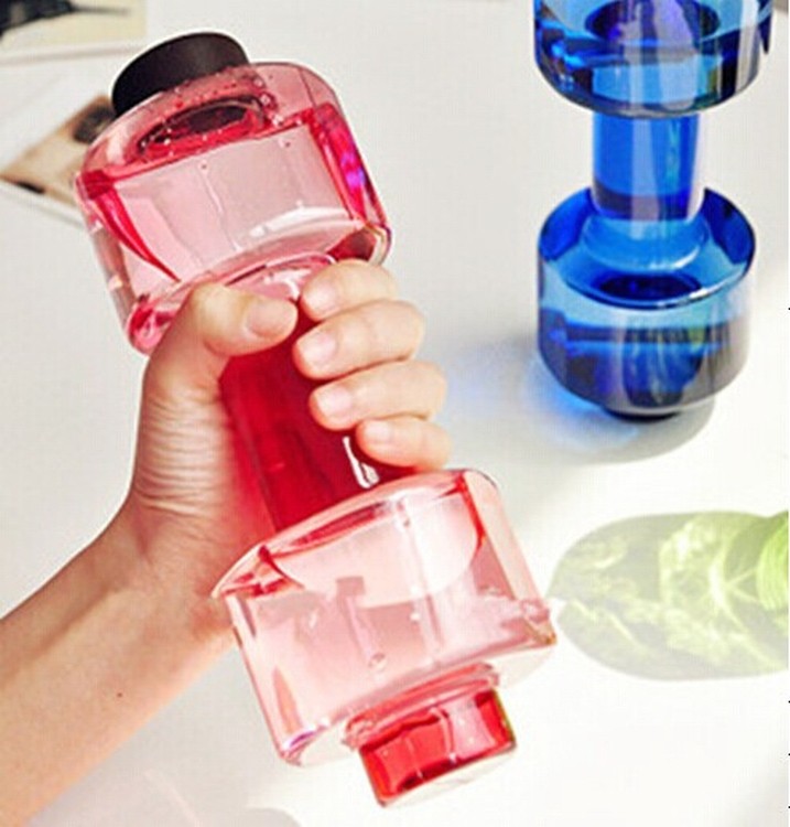 Dumbbell shape sport bottle 2