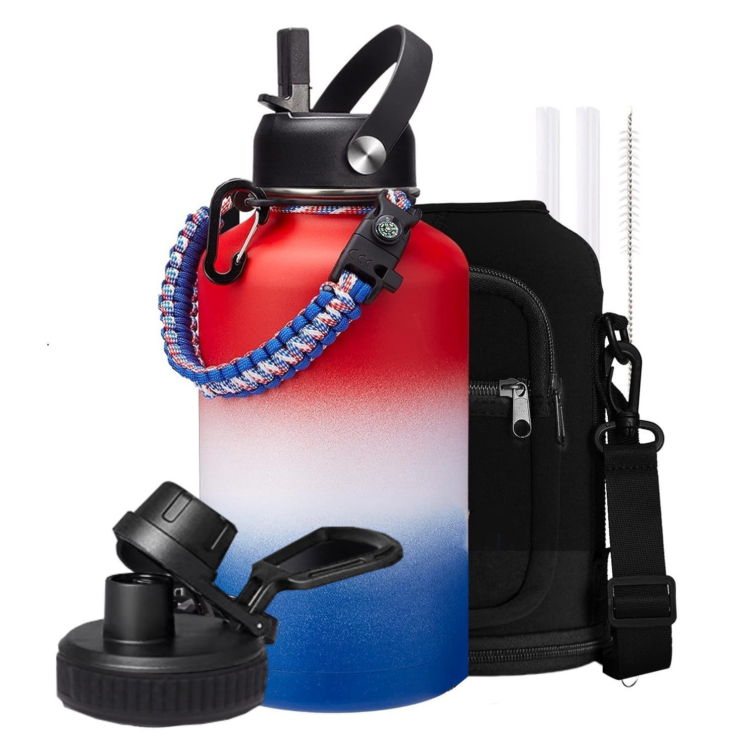 64oz Stock outdoor working camping trip vacuum thermo bottle, custom water bottle with logo imprint 16