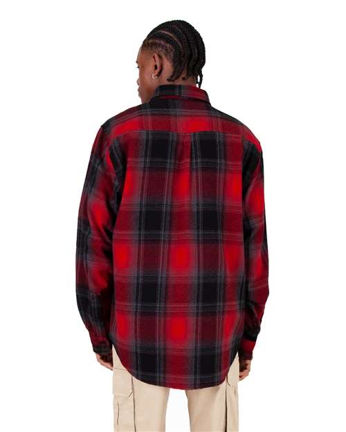 Unisex Plaid Flannel Overshirt - SHHFS 6