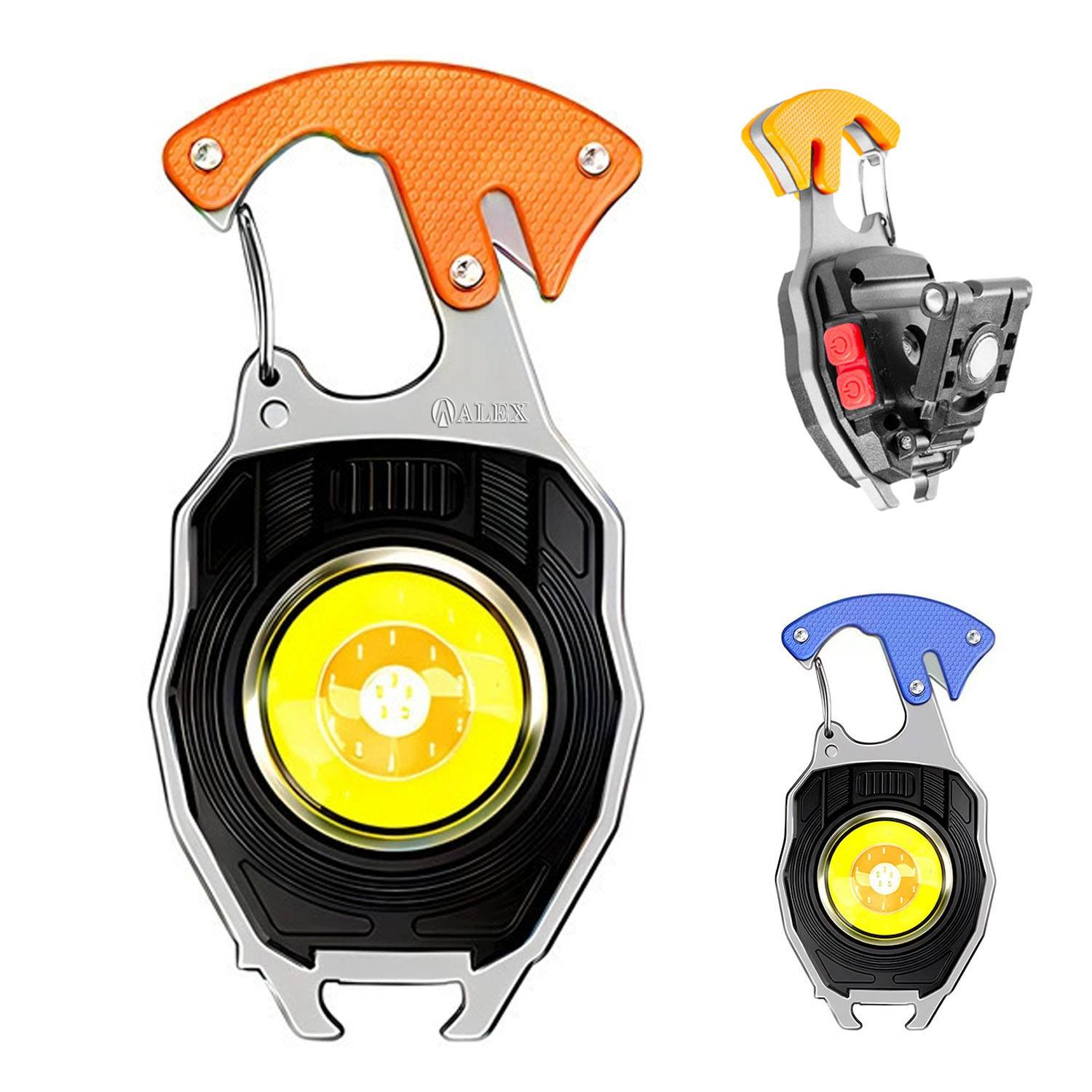 Aluminum Keychain Flashlight - Multifunctional Outdoor Tool 1