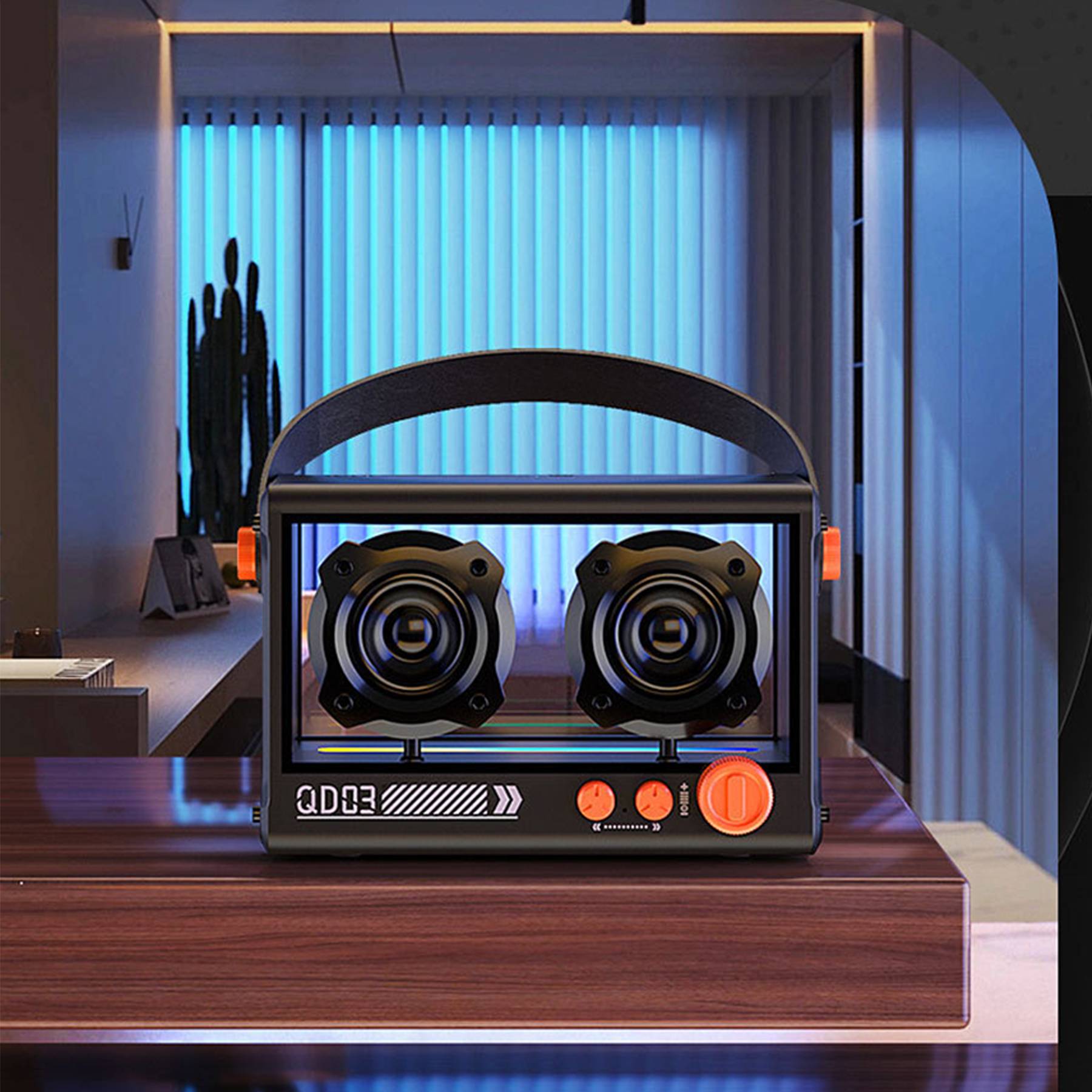 Retro Trend Bluetooth Speaker W/ Microphone 8