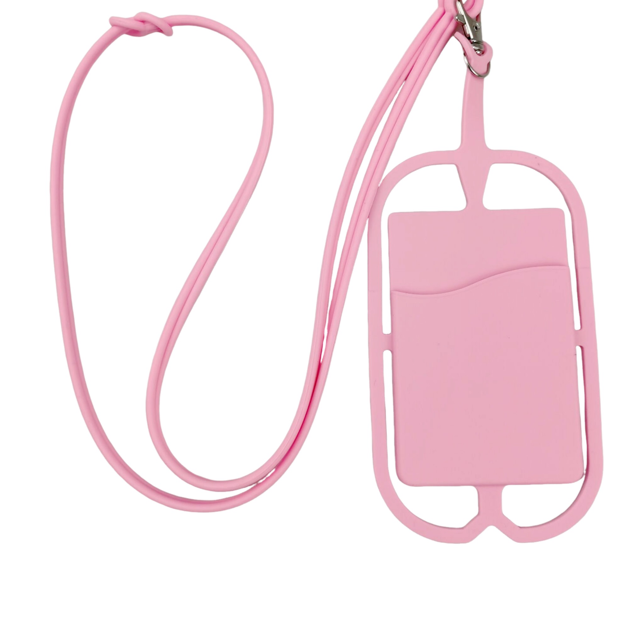 Silicone Phone Card Holder With Detachable Lanyard 4
