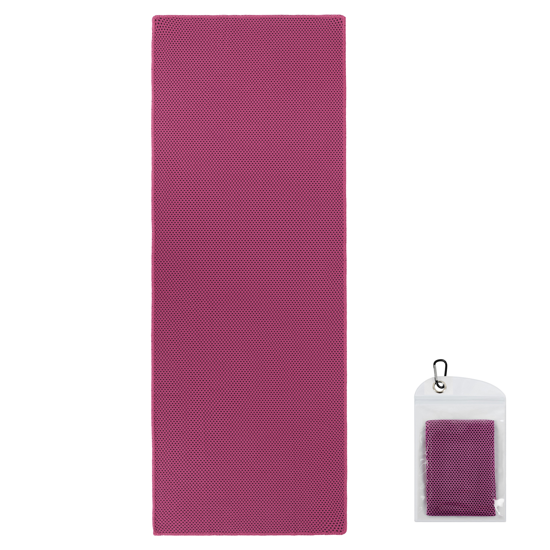 Breathable Cooling Towel With PVC Zip Pocket 25