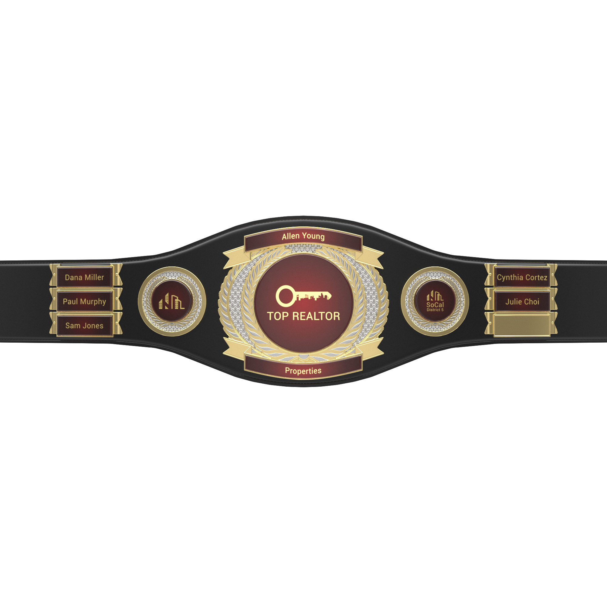 Express Vibraprint® Perpetual Championship Award Belt- Mixed 8
