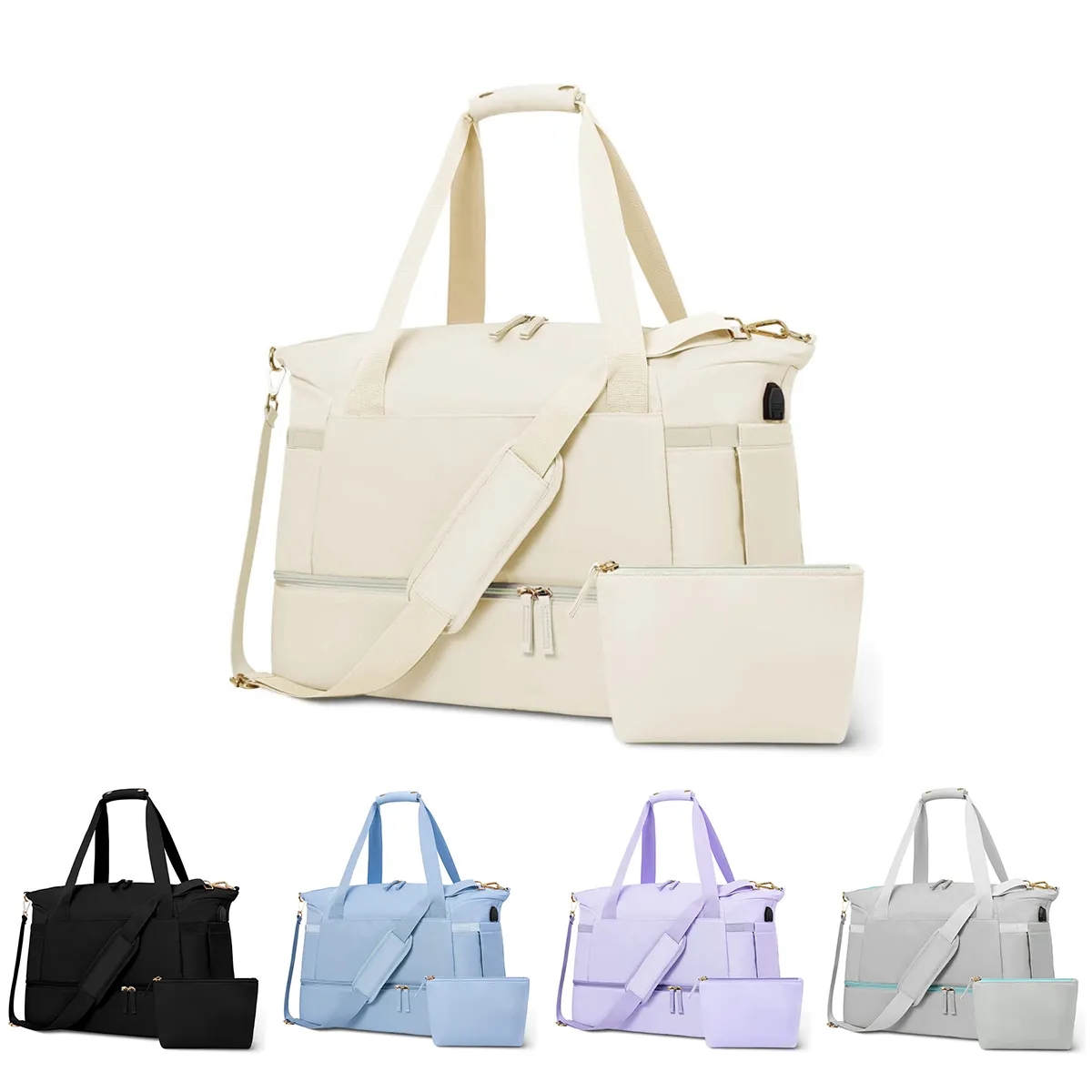 Gym Weekender Travel Duffel Bag for Women Overnight 1