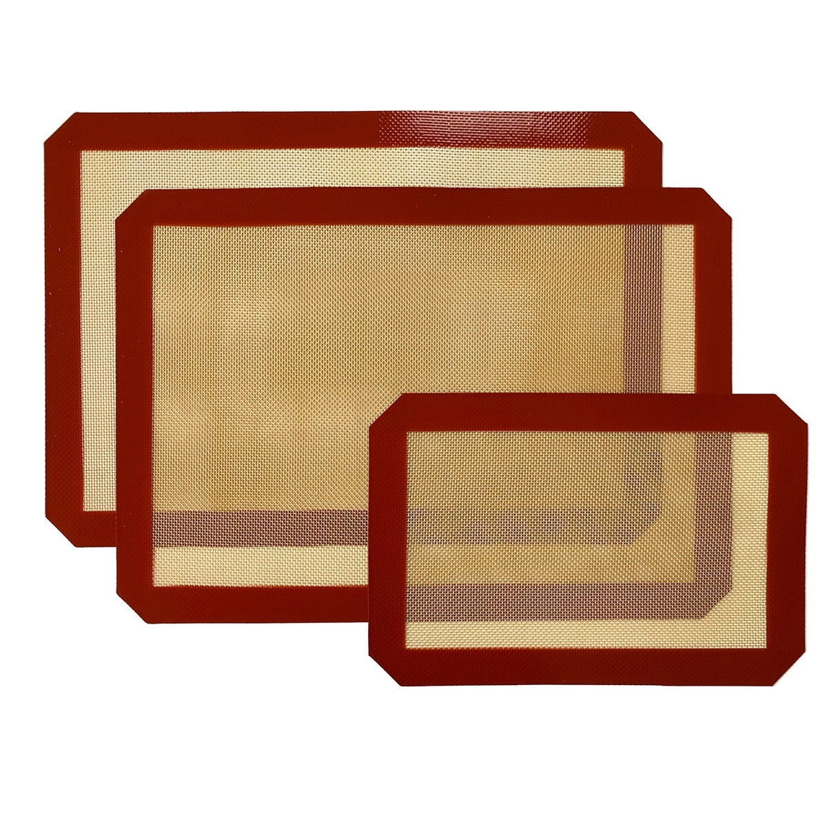 Non Sticking Silicone Baking Cooking Mat Set 6