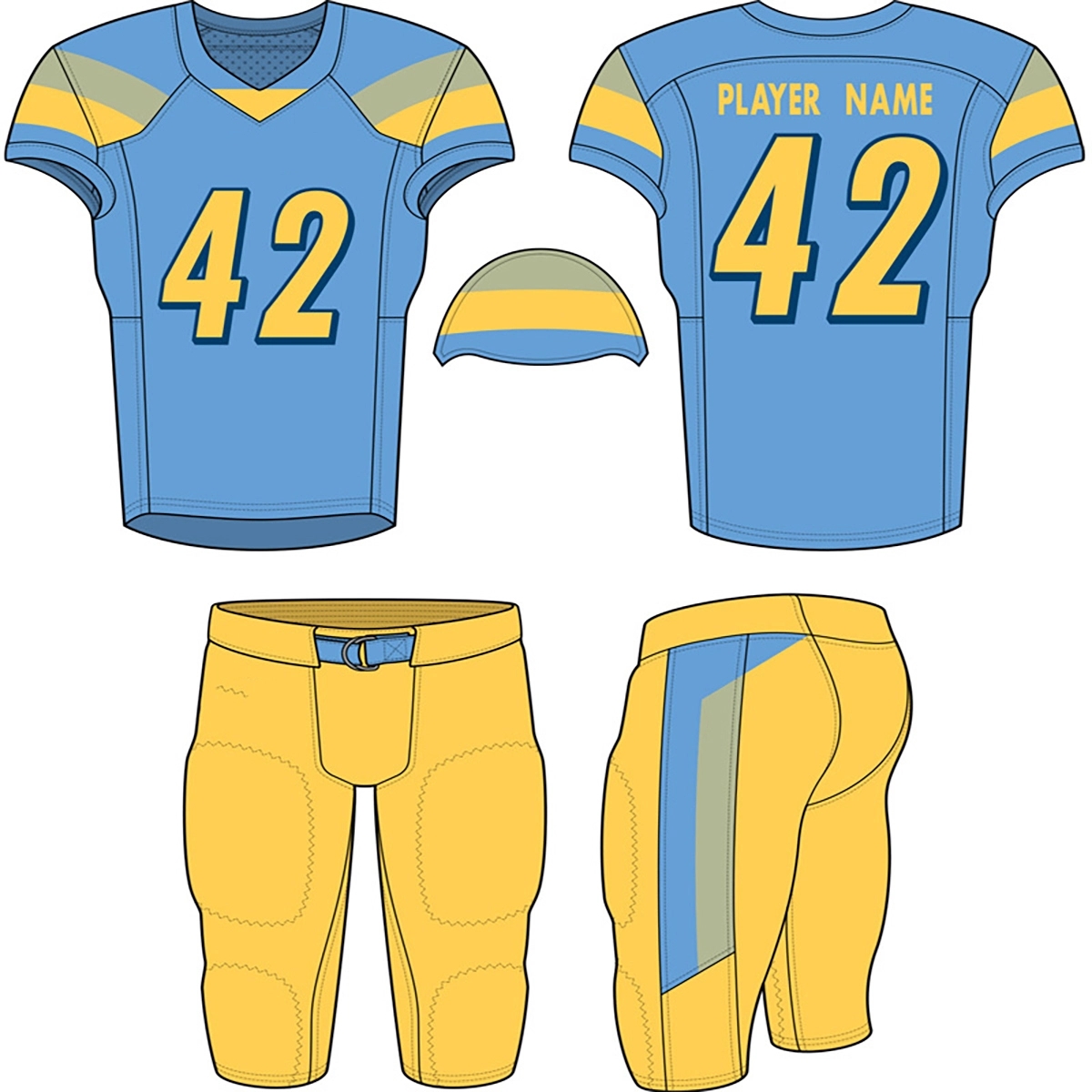 Dye Sublimated Football Jersey 2