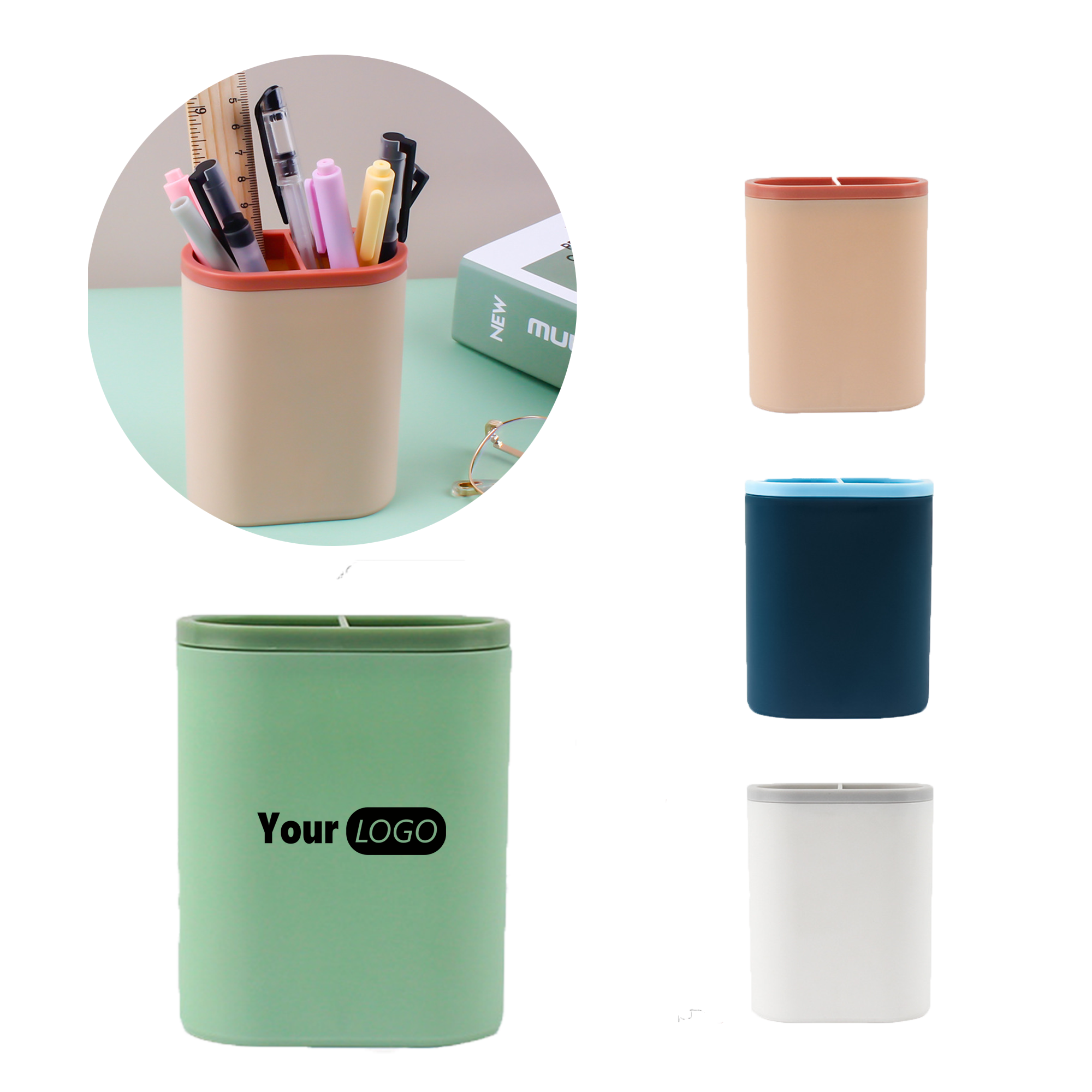 MOQ 20 Polypropylene Pen Holder 4