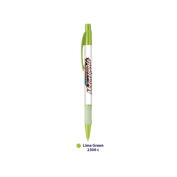 Top Flight Slim Frost Plastic Pen (Full Color Imprint) 2