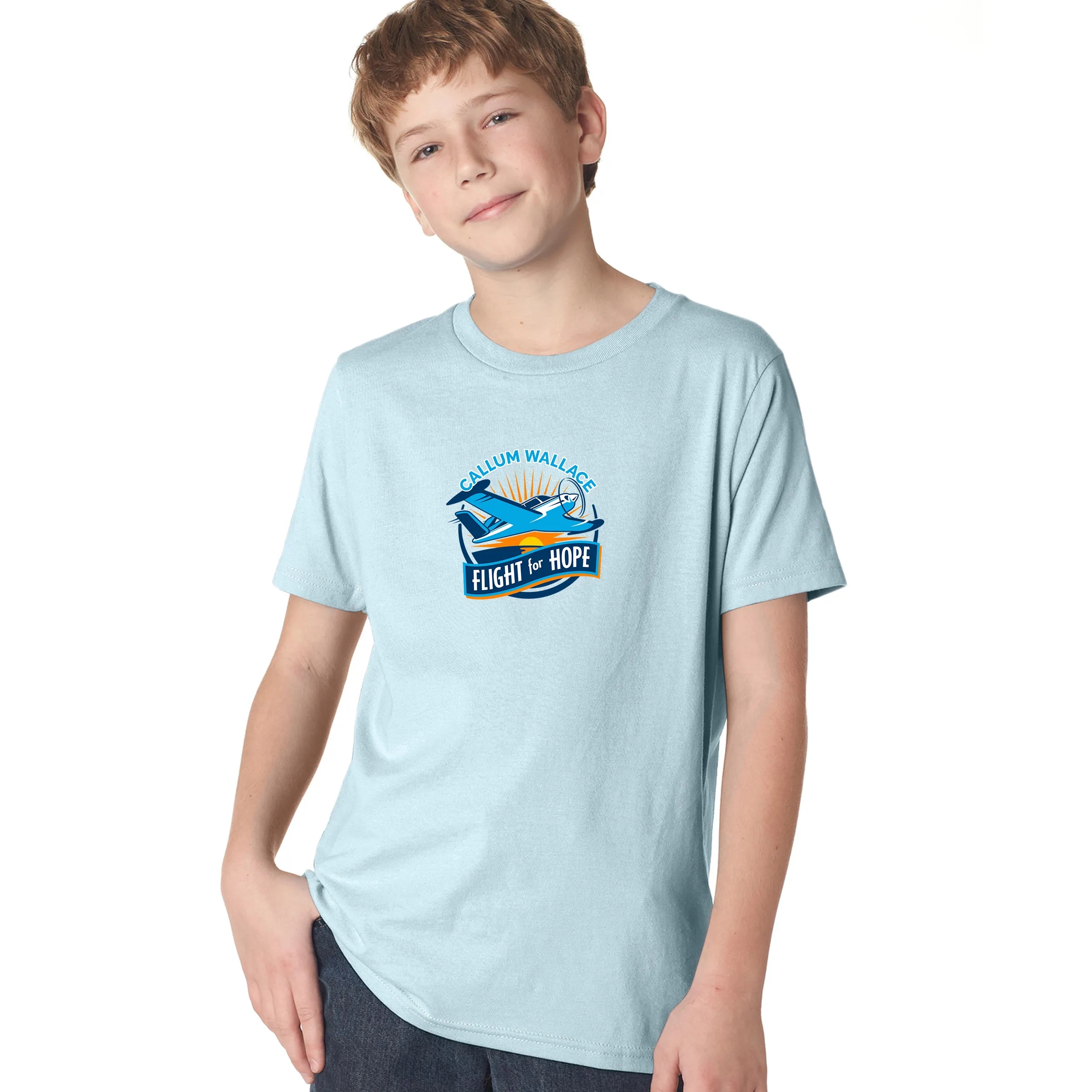 Next Level Youth Boys' Cotton Crew 17