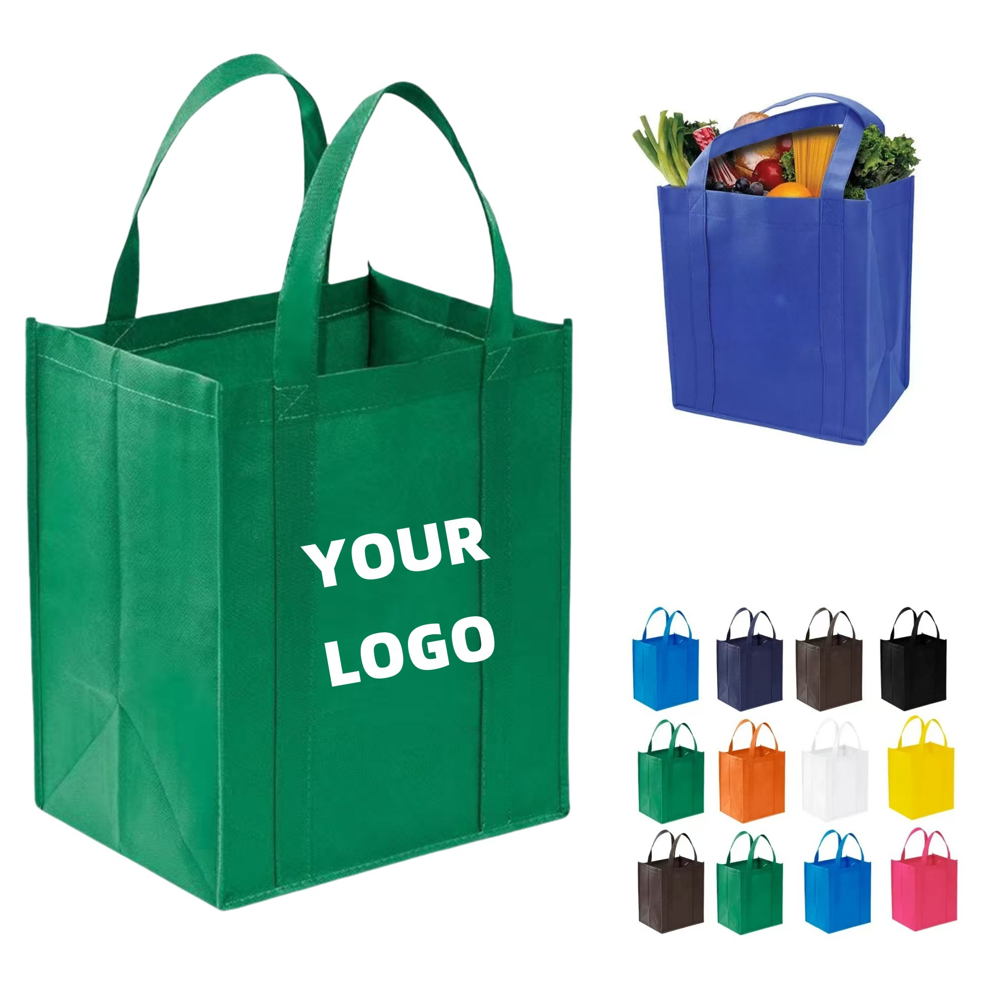 Large Non-Woven Grocery Shopping Tote Bag 2
