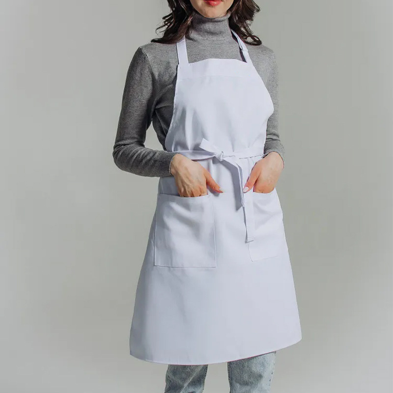 Adjustable Bib Apron with Long Ties 15
