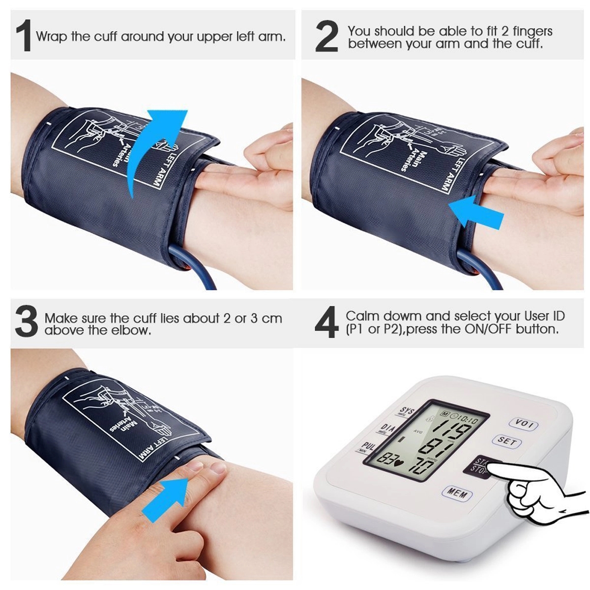 Arm Blood Pressure Monitor 2