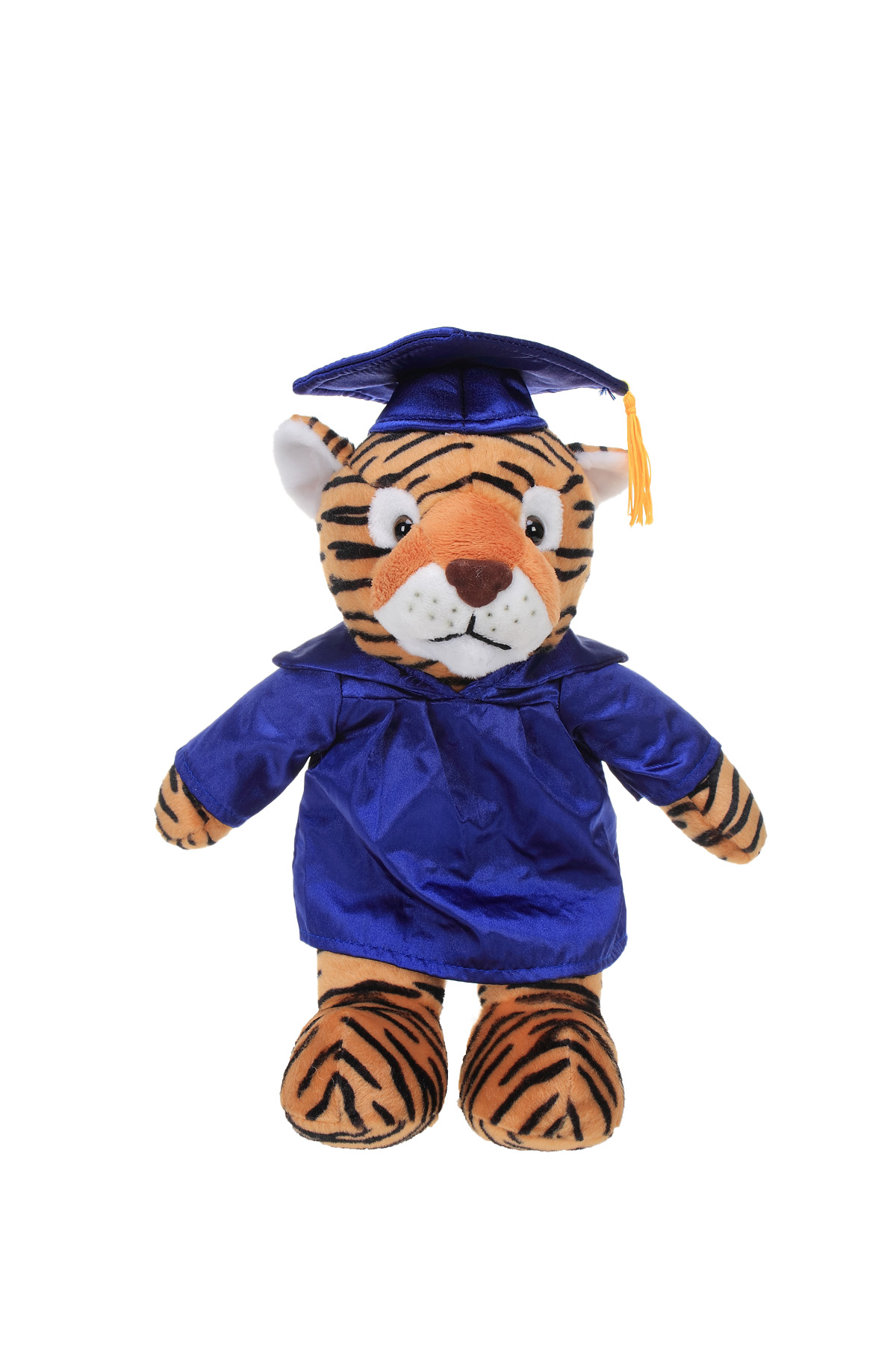 Soft Plush Tiger in Graduation Cap & Gown Stuffed Animal 2