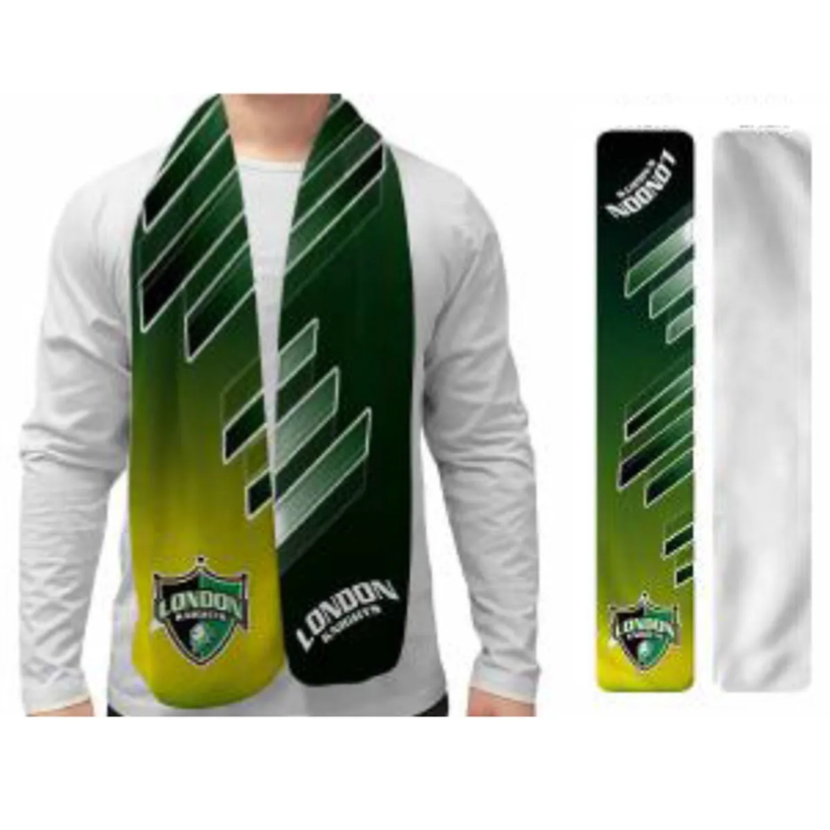 Sublimated Imported Fleece Scarf, 8x60 1
