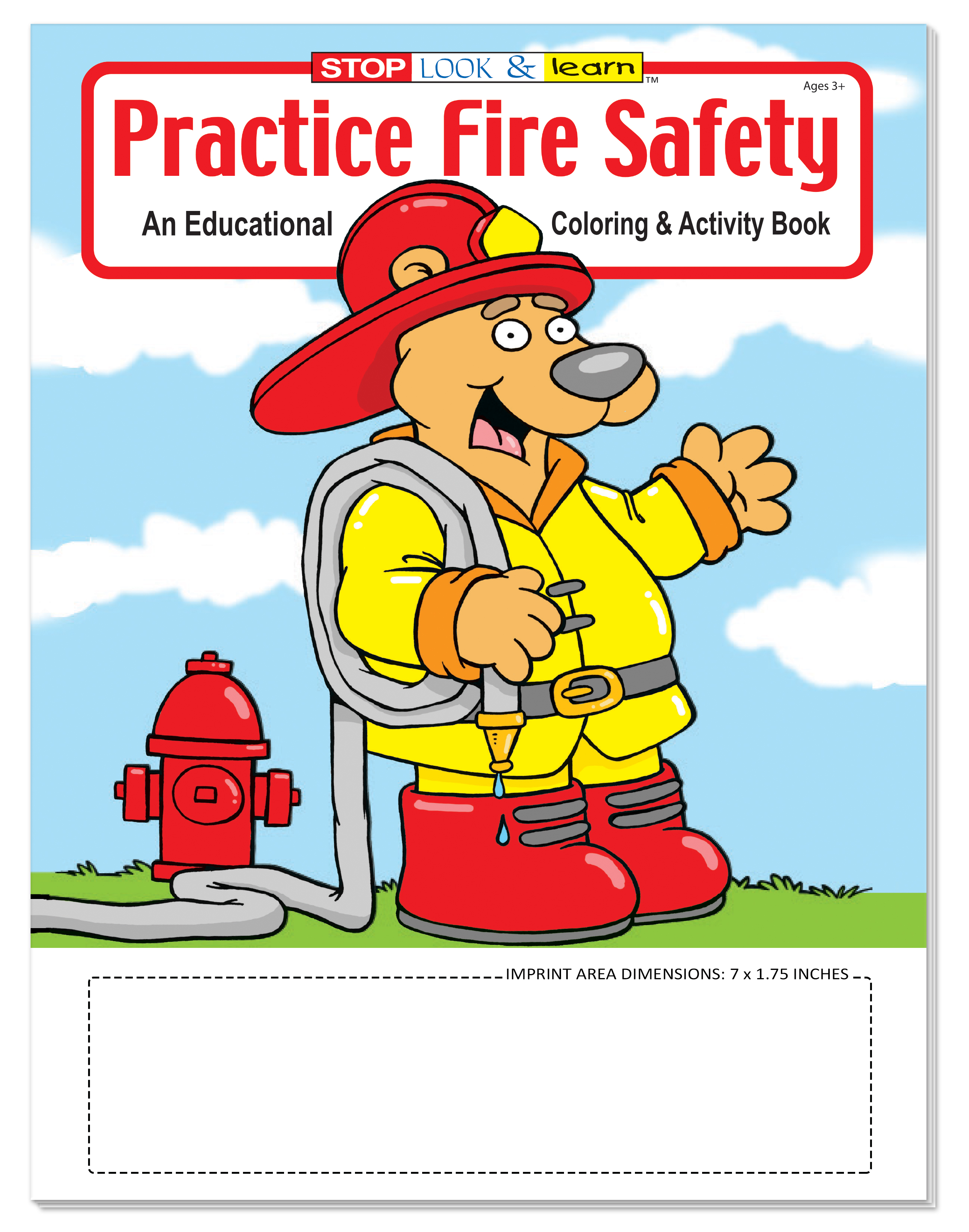 COLORING BOOK - Practice Fire Safety Coloring Book 5