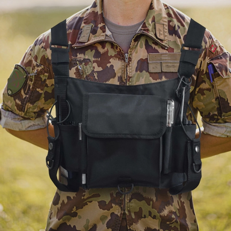 Adjustable Reflective Chest Rig Bag 4