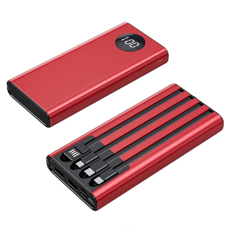 10000Mah Power Bank With Cables 2