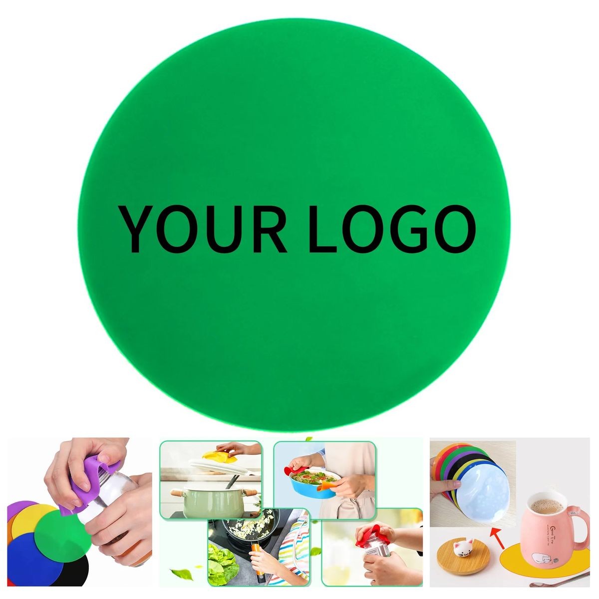 Silicone Jar Opener with Logo 10