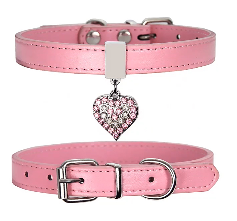 Polyurethane Leather Dog Collar 2