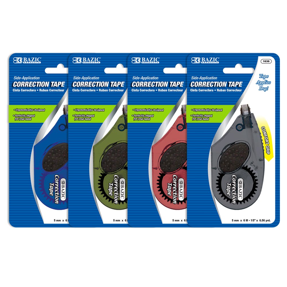 Correction Tape - Single Grip 4 Color Cases 2