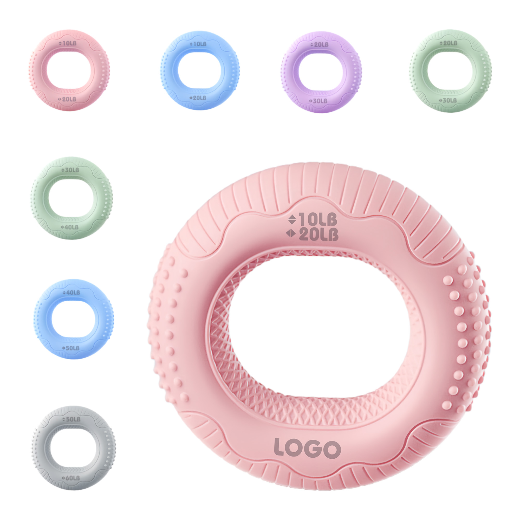 Silicone Dual-resistance Hand Grip Ring 2