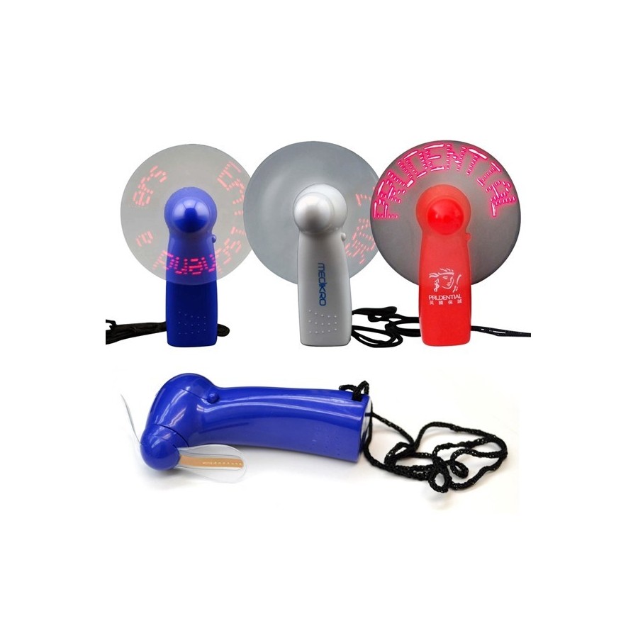 Handheld LED Message Display Fan 4