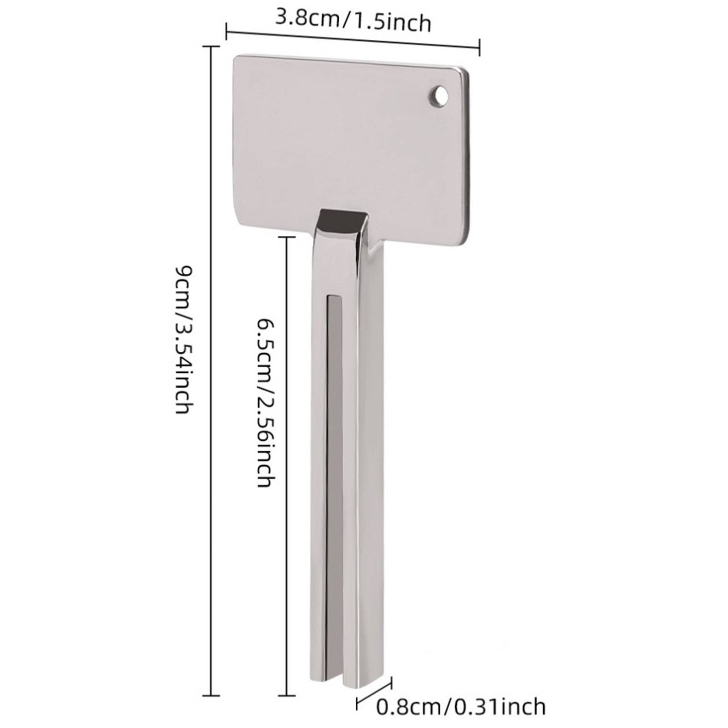 Rectangle Tube Key 3