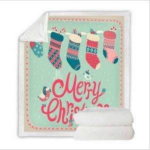 Christmas Super Warm Sherpa Fleece Blanket 2