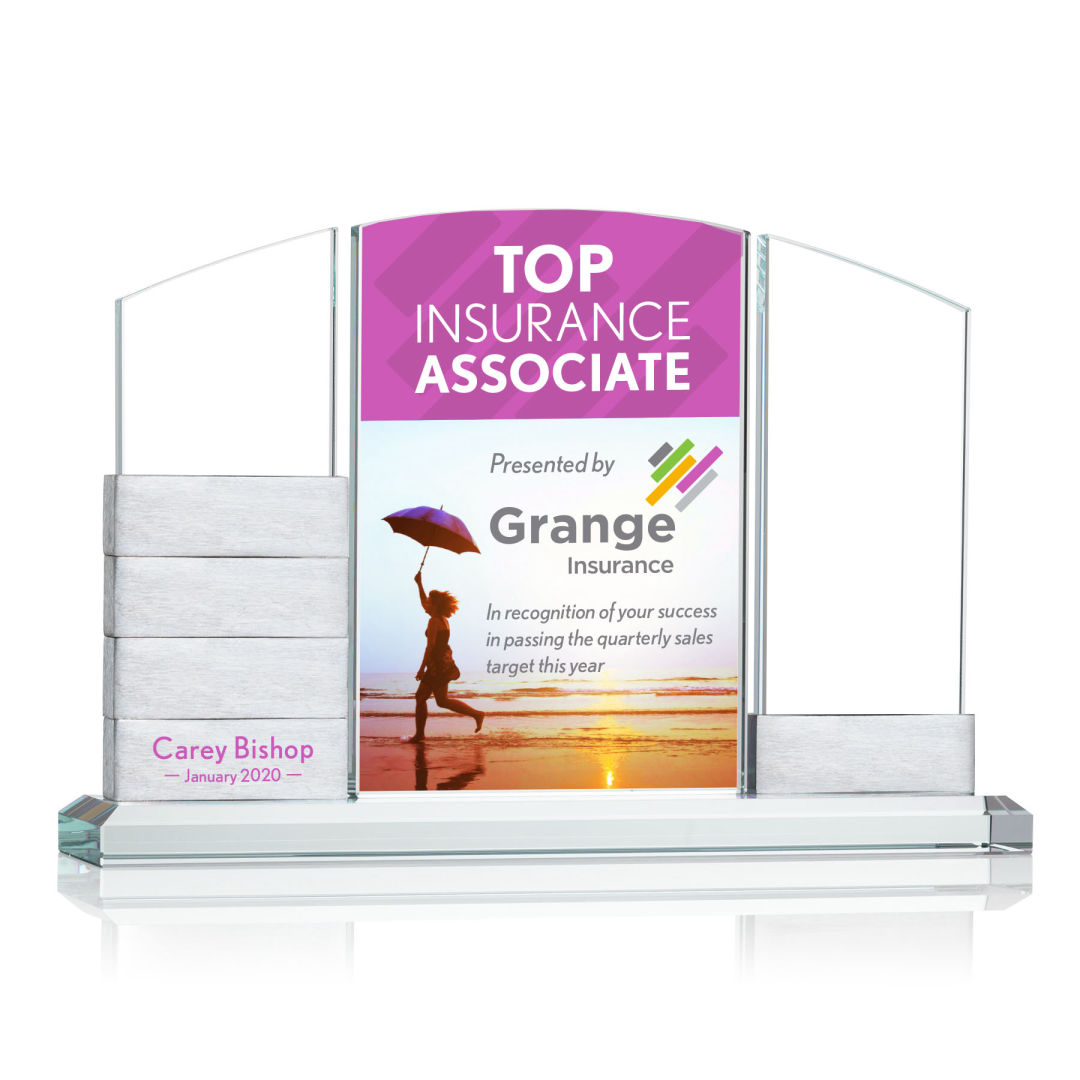 Lavery Add-a-Block VividPrint™ Award - Silver 10