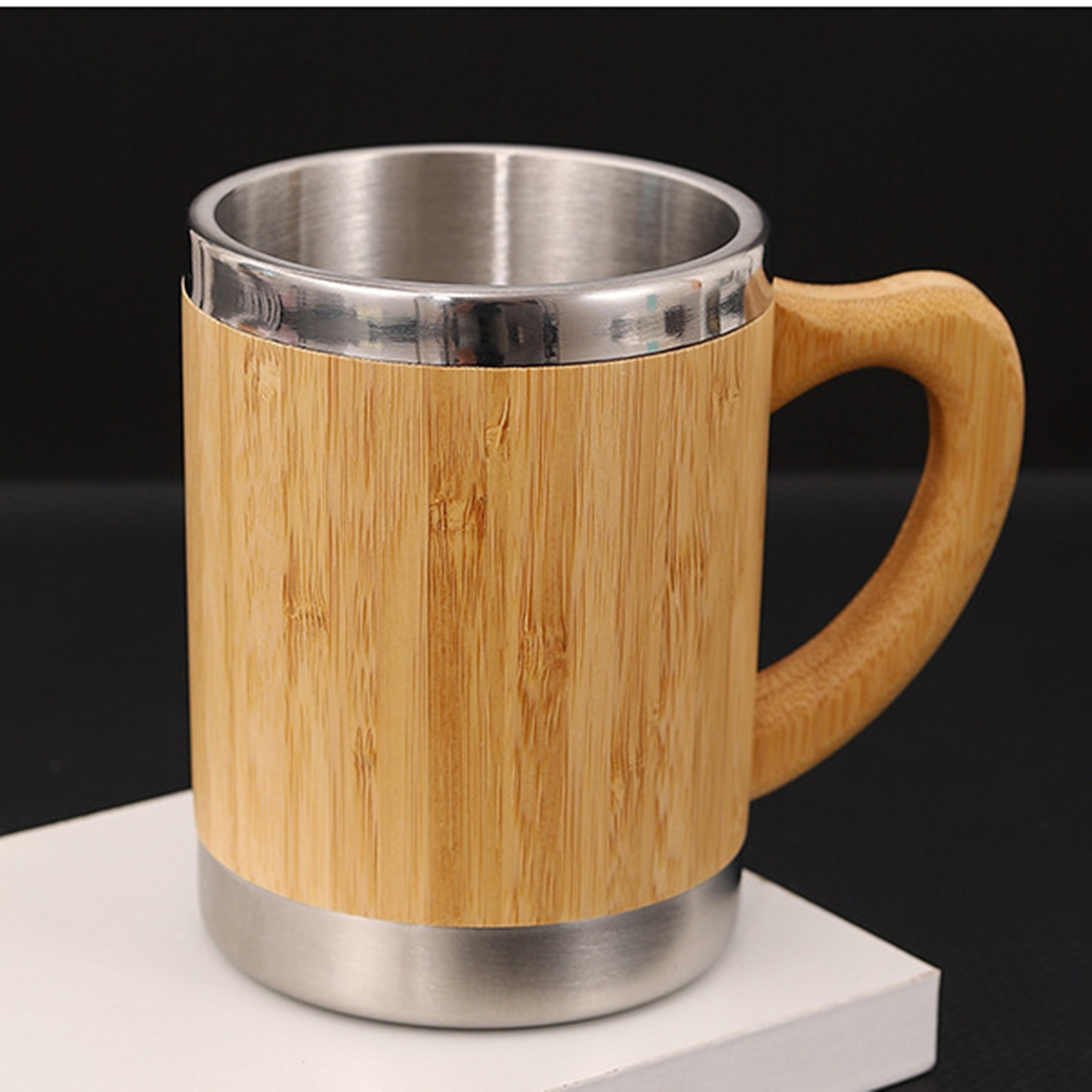 12 Oz Travel Mug With Handle & Lid 4