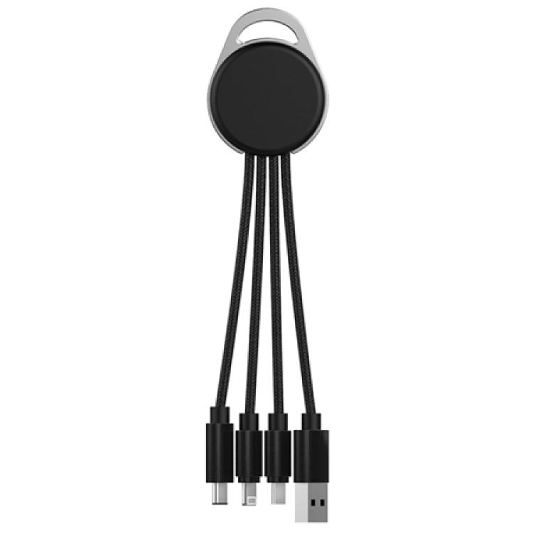 Multi-Device Charging Cable with Light-Up Logo – USB, Lightning, Type-C & Micro USB 2