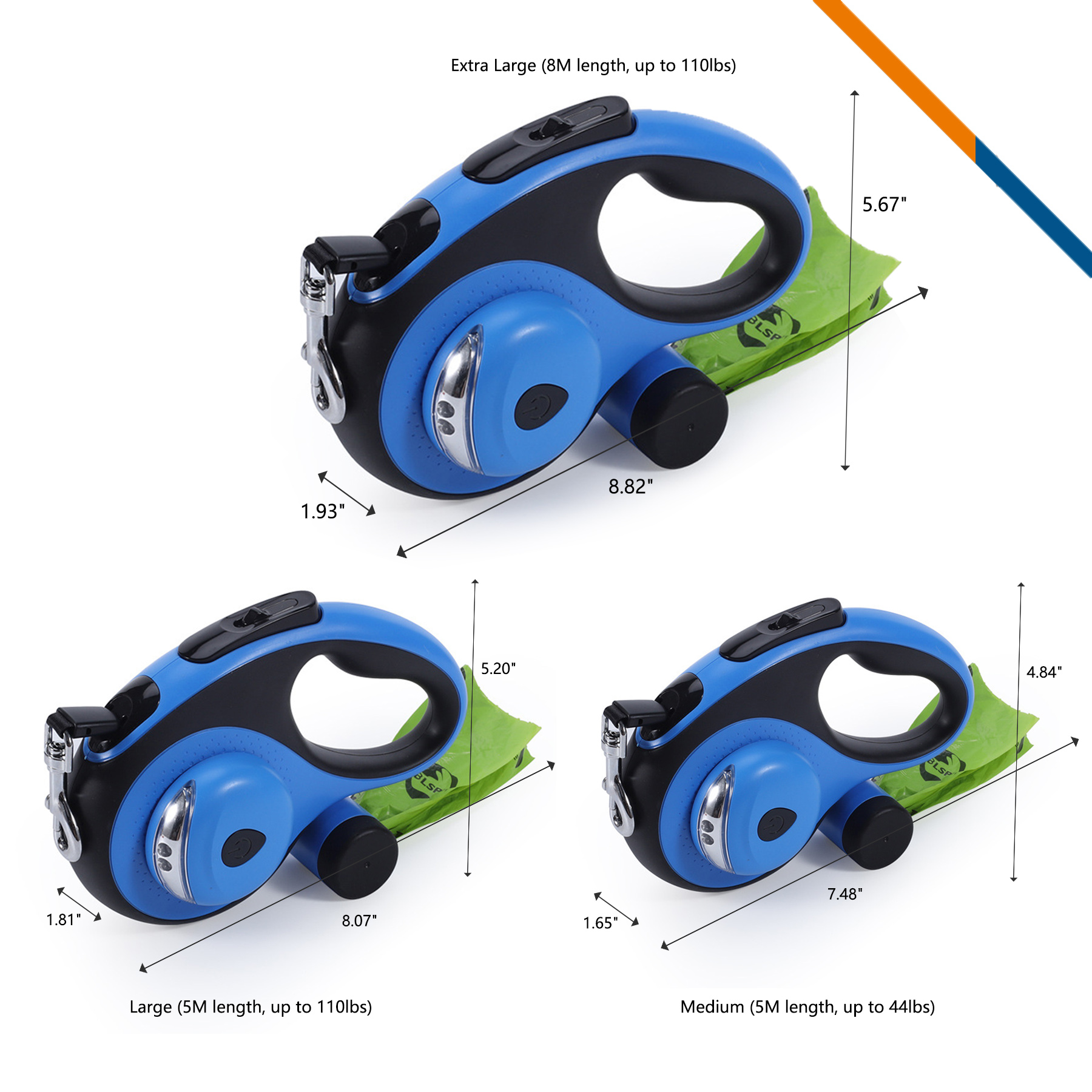 Funical Retractable Dog Leash 4